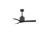 Ventilateur Plafond Nan 107cm Bronze Noir