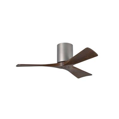 Ventilateur Plafond Irene-3H 106cm Nickel Noyer