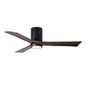 Ventilateur Plafond avec Lumire Irene-3HLK 132cm Noir Noyer