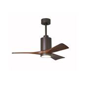 Ventilateur Plafond Patricia-3 106cm Bronze Noyer