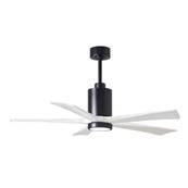 Ventilateur Plafond Patricia-5 132cm Noir Blanc