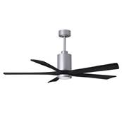 Ventilateur Plafond Patricia-5 152cm Nickel Noir