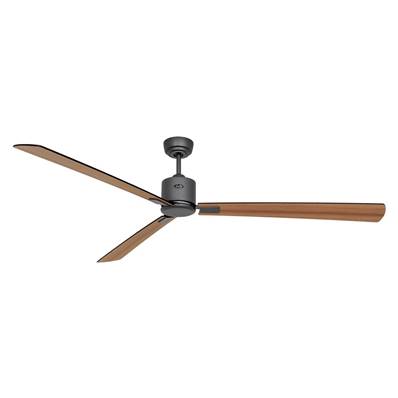 Ventilateur de Plafond Eco Neo 180cm Basalte Noir Teck