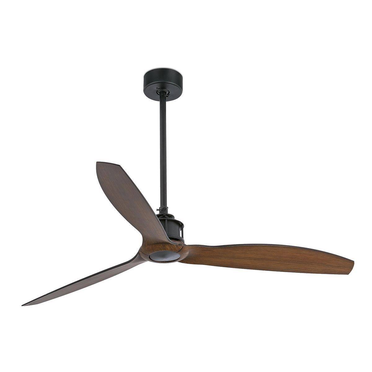 Ventilateur Plafonnier Just Fan 128cm Noir Noyer