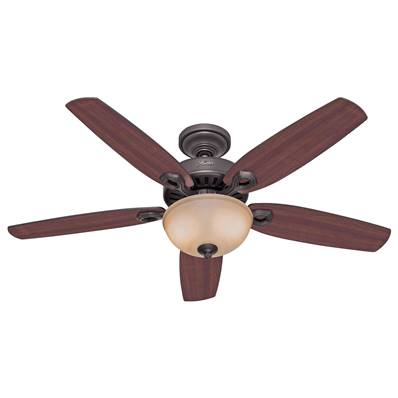 Ventilateur Plafond Builder Deluxe 132cm Bronze Cerisier Acajou