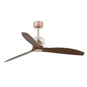 Ventilateur Plafond Deco Fan 128cm Cuivre Bois