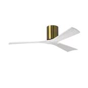 Ventilateur Plafond Irene-3H 132cm Laiton Blanc