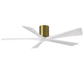 Ventilateur Plafond Irene-5H 152cm Laiton Blanc