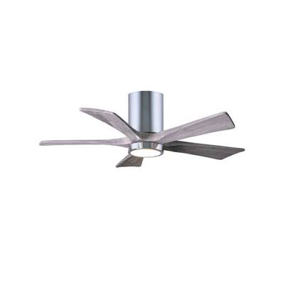 Ventilateur Plafond avec Lumière Irene-5HLK 106cm Chromé Poli Bois Vieilli