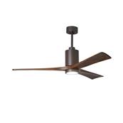 Ventilateur Plafond Patricia-3 152cm Bronze Noyer