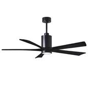 Ventilateur Plafond Patricia-5 152cm Noir