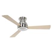 Ventilateur de Plafond Eco Pallas 116cm Chrom Erable Htre