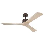 Ventilateur Plafond Macau 132cm Bronze Bois Naturel