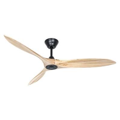 Ventilateur Plafonnier Eco Airscrew 152cm Noir Bois Naturel