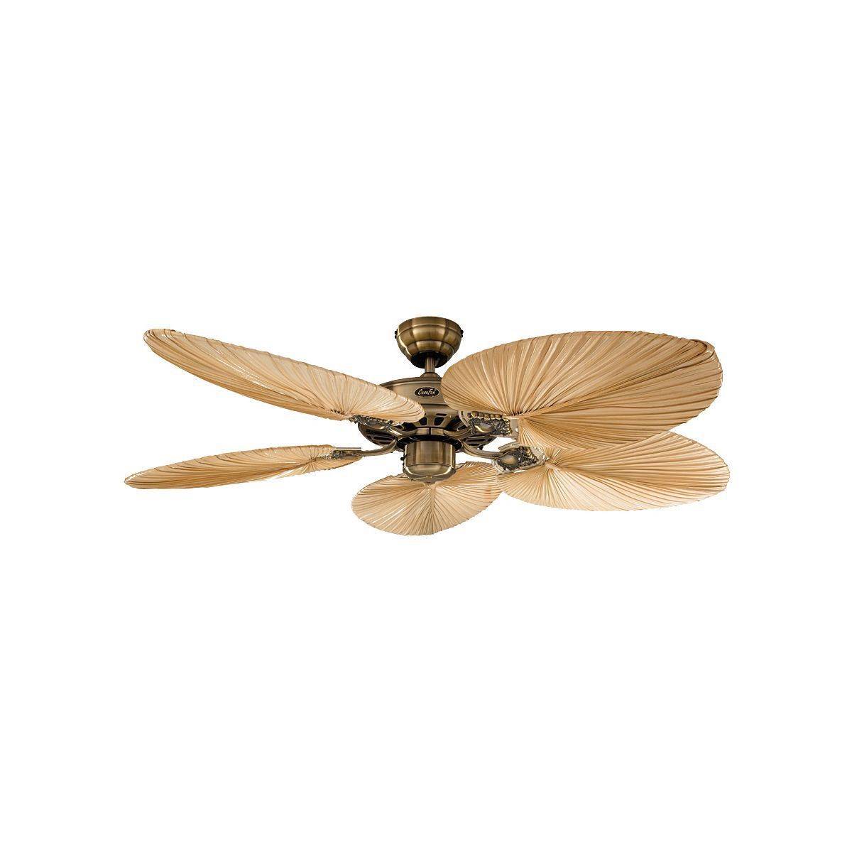 Ventilateur de plafond Classic Royal Blanc / Hêtre 75 cm avec