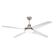 Ventilateur Plafond Mirage 142cm Chromé Blanc