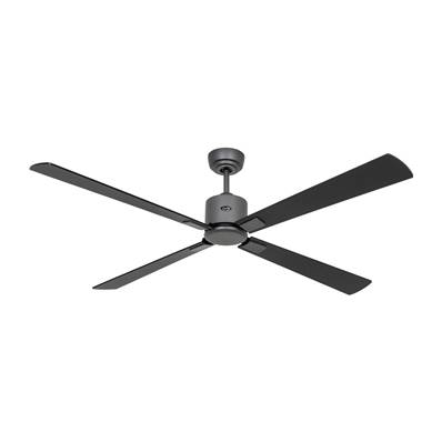 Ventilateur de Plafond Eco Neo 152cm Basalte Noir Teck