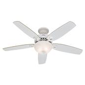 Ventilateur Plafond Builder Deluxe 132cm Blanc Hêtre Blanc