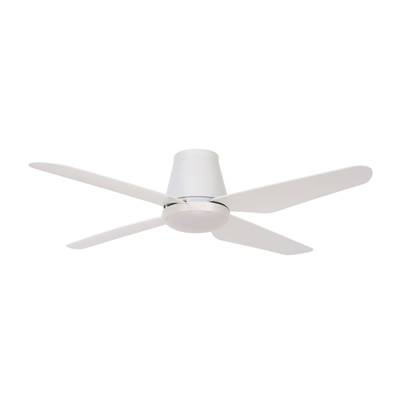 Ventilateur Plafond Bas Lumière Aria 122cm Blanc