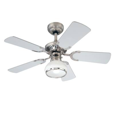 Ventilateur Plafond PRINCESS RADIANCE II 90cm Etain Chrome