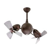 Ventilateur Plafond Acqua 93cm Bronze Bois vieilli