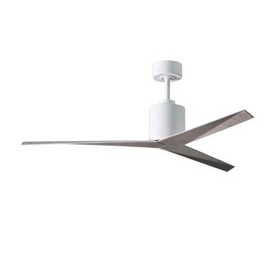 Ventilateur Plafonnier Eliza 142cm Blanc Brillant Bois vieilli