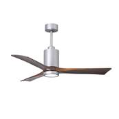 Ventilateur Plafond Patricia-3 132cm Nickel Noyer