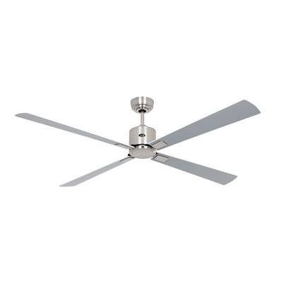 Ventilateur de Plafond Eco Neo 152cm Chromé Blanc Gris