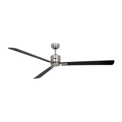 Ventilateur Plafonnier Eco Neo 180cm Chromé Wengé Argenté