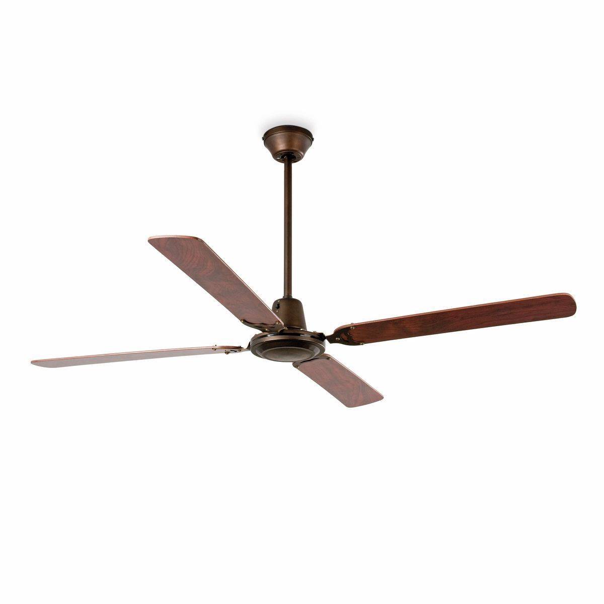 Ventilateur Plafonnier Malvinas 140cm Marron Acajou Acajou