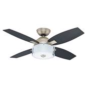 Ventilateur Plafond Central Park 107cm Etain Chêne Noir