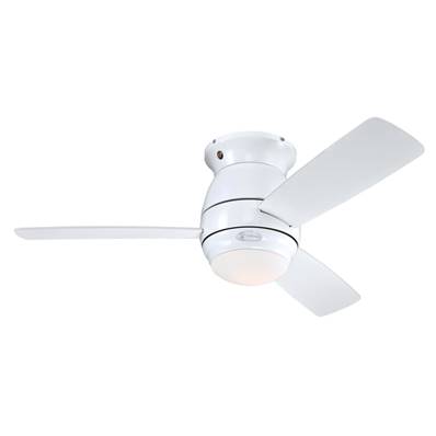 Ventilateur de Plafond HALLEY 112cm Blanc Erable clair