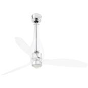 Ventilateur Plafond Eterfan 128cm Chrom Transparent