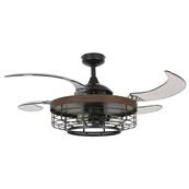 Ventilateur Plafond Montclair 121cm Noir fumé Noir fumé