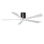 Ventilateur Plafond Irene-5H 152cm Bronze Huil Blanc