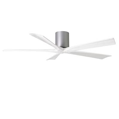 Ventilateur Plafond Irene-5H 152cm Nickel Blanc