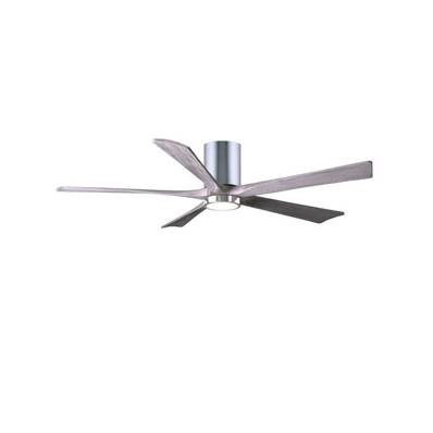 Ventilateur Plafond avec Lumière Irene-5HLK 152cm Chromé Poli Bois Vieilli