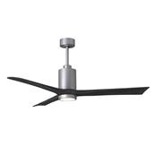 Ventilateur Plafond Patricia-3 152cm Nickel Noir