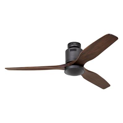 Ventilateur Plafonnier Aerodynamix Eco 132cm Basalte Noyer