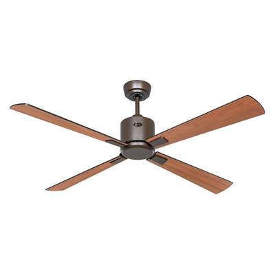 Ventilateur Plafonnier Eco Neo 132cm Bronze Noir Teck