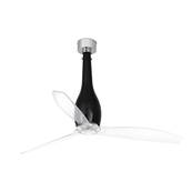 Ventilateur Plafonnier Eterfan 128cm Noir Transparent