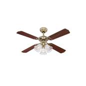 Ventilateur de Plafond PRINCESS TRIO 105cm Laiton Antique