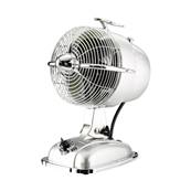 Ventilateur sur Pied Retro Airstyle Chromé Bois Naturel