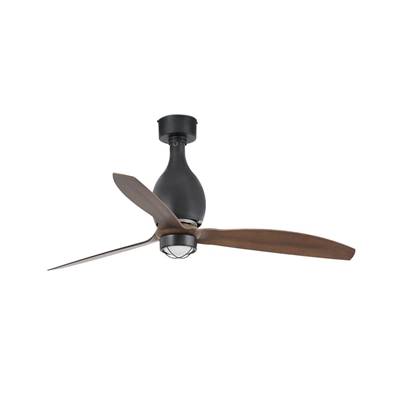 Ventilateur Plafond Mini Eterfan 128cm Noir Bois