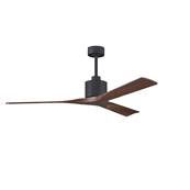 Ventilateur Plafond Nan 152cm Noir Noyer