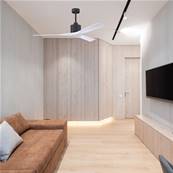 Ventilateur Plafond Nan 152cm Noir Blanc