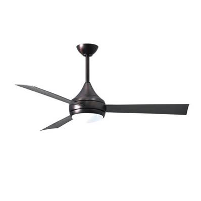 Ventilateur Plafond Donaire 132cm Bronze Argenté Robuste Extérieur