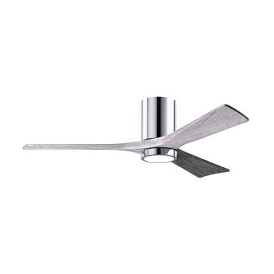 Ventilateur Plafond avec LED Irene-3HLK 132cm Chromé Poli Bois Vieilli