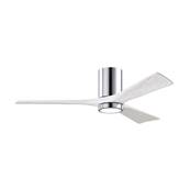 Ventilateur Plafond avec LED Irene-3HLK 132cm Chrom Poli Blanc