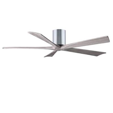 Ventilateur de Plafond Irene-5H 132cm Chromé Poli Bois vieilli